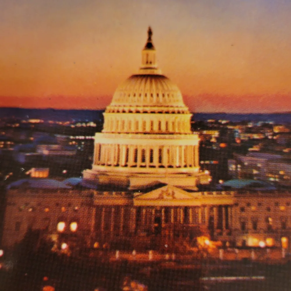 4 Vintage Postcard Booklets ~ Wash DC, Mt Vernon, Lincoln, Scenic ~ Historical ~